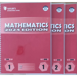 Mathematics Year 1 (Book 1, 2 & 3) 2024 Edition
